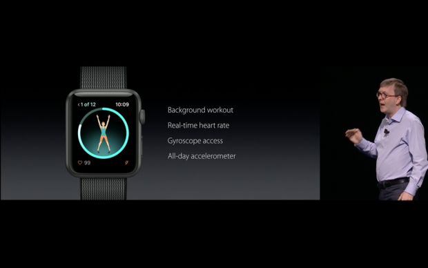 Apple zeigt WatchOS 3. (Screenshot: Golem.de)